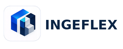 Logo INGEFLEX – Architecture, cybersécurité et infrastructures informatiques